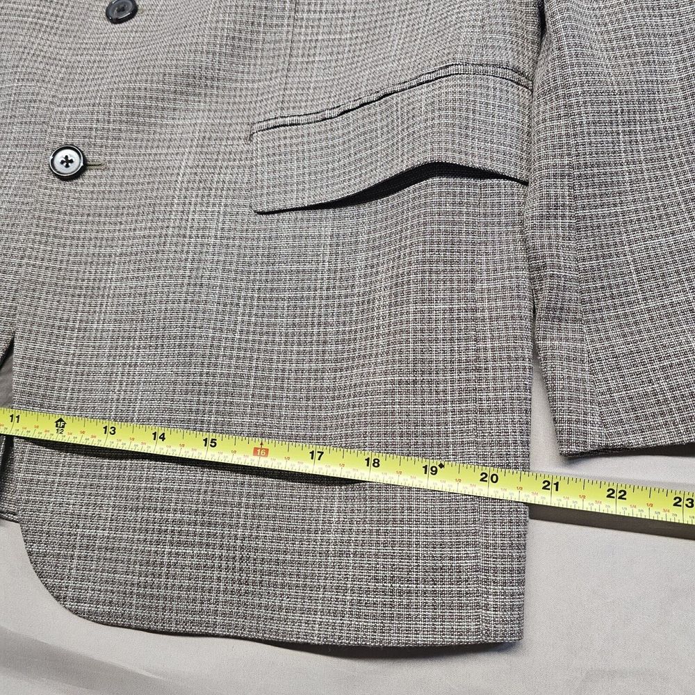 lauren ralph‎ lauren black label Houndstooth Blazer Mens 42L - Picture 8 of 14
